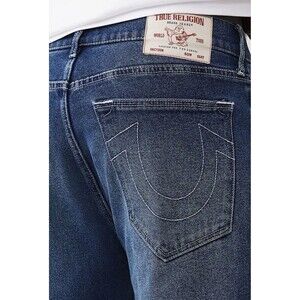 True Religion Men's Bobby Relaxed Baggy Jeans Size 38 x 32 Rustic Barn Wash NWT